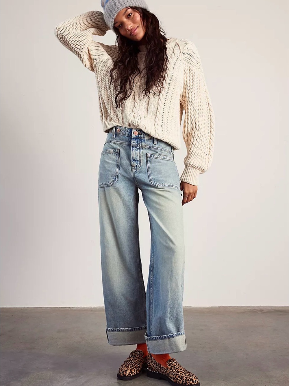 We the free Palmer cuff jeans